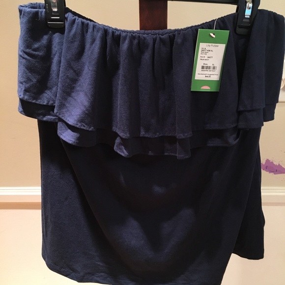 Lilly Pulitzer Tops - NWT•Lilly Pulitzer Navy tube top